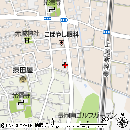 新潟県長岡市曲新町692周辺の地図