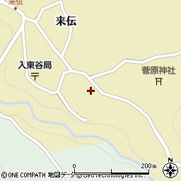 新潟県長岡市来伝1877周辺の地図