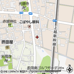 新潟県長岡市曲新町697周辺の地図