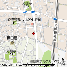 新潟県長岡市曲新町691周辺の地図