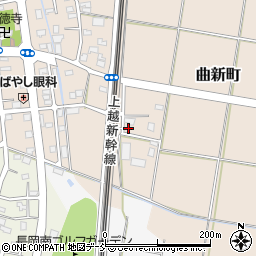 新潟県長岡市曲新町2064周辺の地図