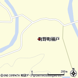 石川県輪島市町野町桶戸ホ周辺の地図
