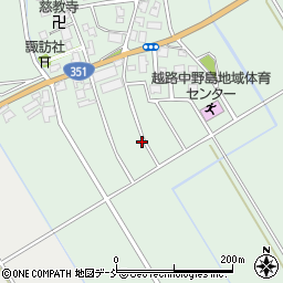 新潟県長岡市西野周辺の地図