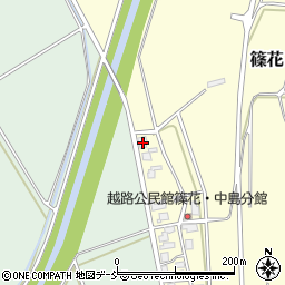 新潟県長岡市篠花195周辺の地図