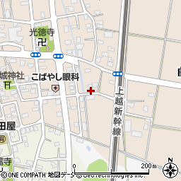 新潟県長岡市曲新町704周辺の地図