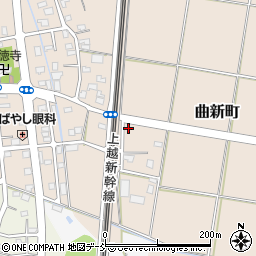 新潟県長岡市曲新町2005周辺の地図