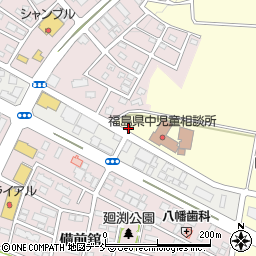 福島県県中児童相談所周辺の地図
