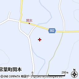 福島県田村市常葉町関本反田周辺の地図
