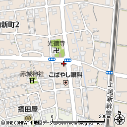 長岡警察署宮内交番周辺の地図