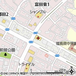 ツルハドラッグ富田店周辺の地図