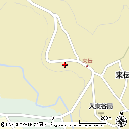 新潟県長岡市来伝1214周辺の地図