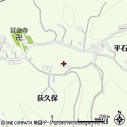 福島県田村郡三春町上舞木荻久保9周辺の地図