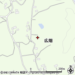 福島県田村市船引町永谷広畑周辺の地図