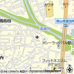 福島民友新聞社　希望ヶ丘専売所周辺の地図