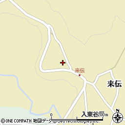 新潟県長岡市来伝1221周辺の地図