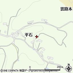 福島県田村郡三春町上舞木平石周辺の地図