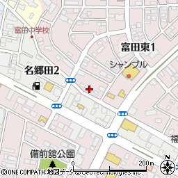 クラヴィエ富田Ｂ周辺の地図