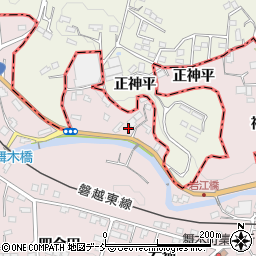 福島県郡山市舞木町正神平周辺の地図