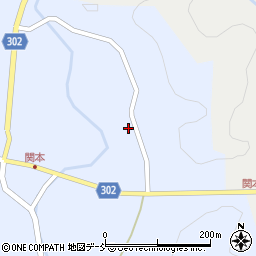 福島県田村市常葉町関本日役畑周辺の地図