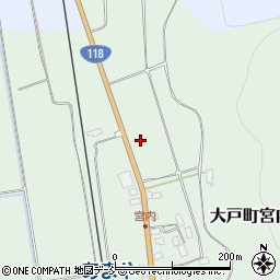 福島県会津若松市大戸町宮内周辺の地図