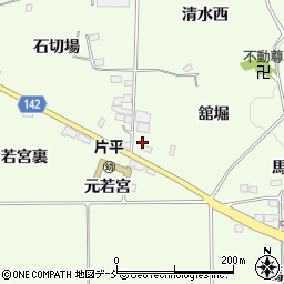 福島県郡山市片平町舘堀周辺の地図