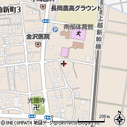 新潟県長岡市曲新町1934周辺の地図