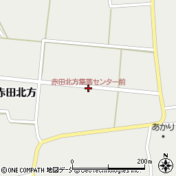 赤田北方集落センター前周辺の地図