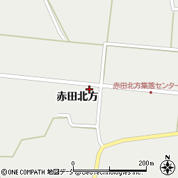 新潟県刈羽郡刈羽村赤田北方周辺の地図