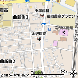 新潟県長岡市曲新町593周辺の地図