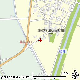 新潟県長岡市篠花51周辺の地図