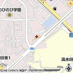 ダイハツ福島タワー富田店周辺の地図