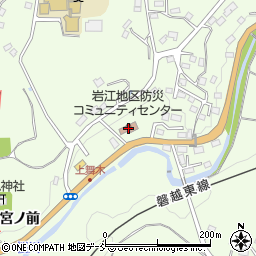 岩江地区防災コミュニティセンター周辺の地図