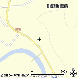 石川県輪島市町野町粟蔵井周辺の地図