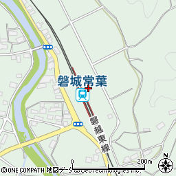 磐城常葉駅周辺の地図