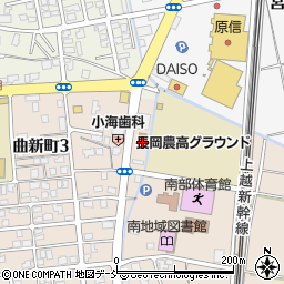 新潟県長岡市曲新町549周辺の地図