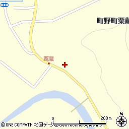 石川県輪島市町野町粟蔵ハ周辺の地図