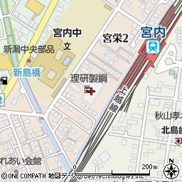 理研製鋼株式会社長岡センター周辺の地図