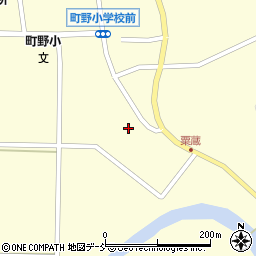 石川県輪島市町野町粟蔵元広江周辺の地図