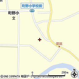 石川県輪島市町野町（粟蔵元広江）周辺の地図