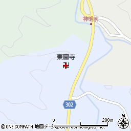 東圓寺周辺の地図