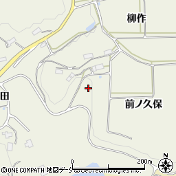 福島県三春町（田村郡）貝山（前ノ久保）周辺の地図