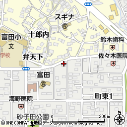 ホワイト急便冨田小東店周辺の地図