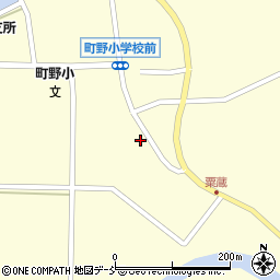 石川県輪島市町野町粟蔵ニ周辺の地図