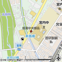 新潟中央部品株式会社　本社周辺の地図