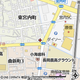新潟県長岡市東宮内町3198周辺の地図