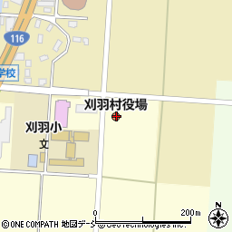 刈羽村役場　建設課周辺の地図
