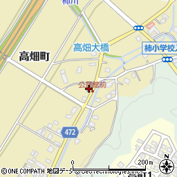 高畑町公民館周辺の地図