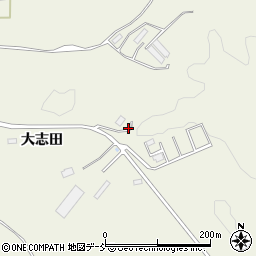 福島県田村郡三春町込木大志田周辺の地図