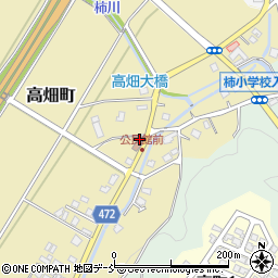 長岡高畑簡易郵便局周辺の地図
