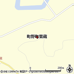 石川県輪島市町野町粟蔵周辺の地図
